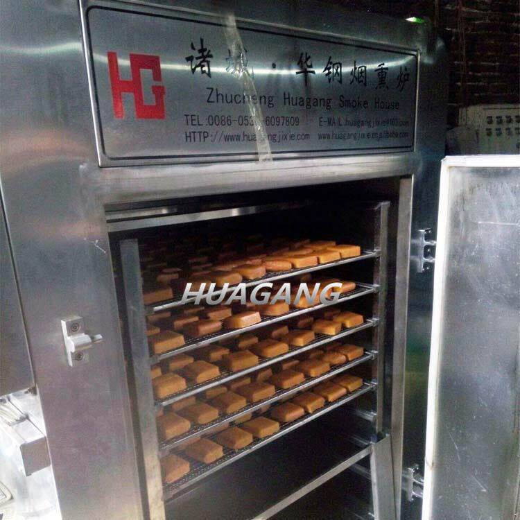 陕西安康烟熏豆腐干机 省电环保熏干炉 烟熏香干熏干机