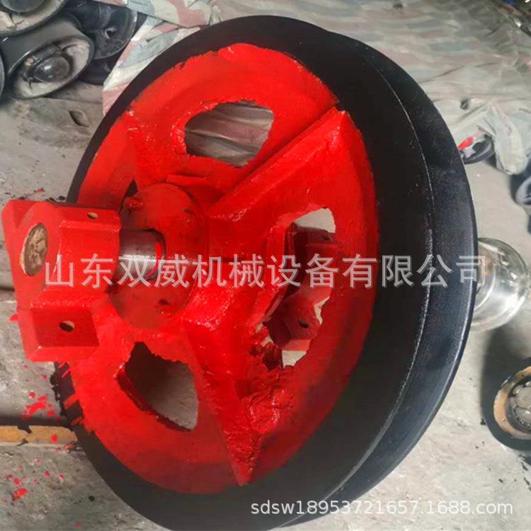 厂家直供1米固定天轮 2.5米矿用凿井天轮 矿用托绳轮现货