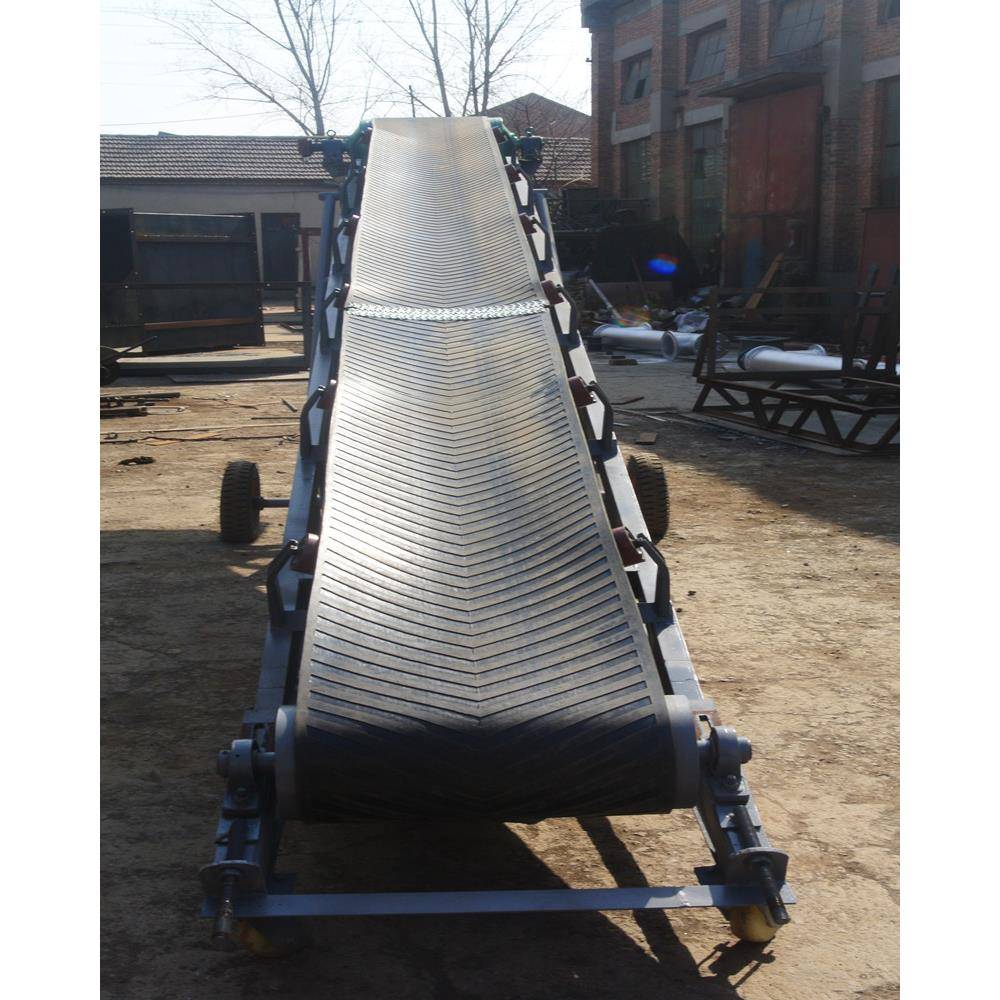 小型移动式皮带输送机 装车爬坡皮带输送机 升降爬坡胶带输送机