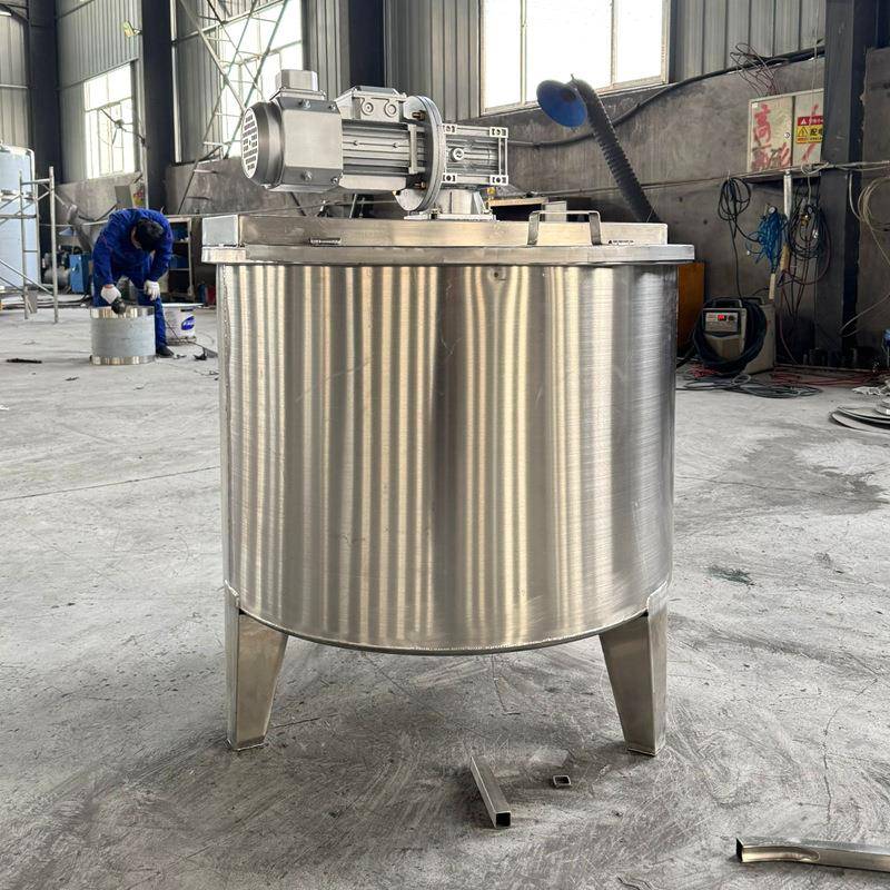 304不锈钢搅拌罐 立式白钢混合油储蓄罐 小型液体调配容器
