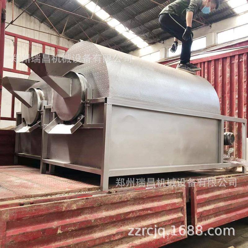 黄豆辣椒炒货机 玉米籽炒籽机 滚筒式烘干机 电加热炒货机