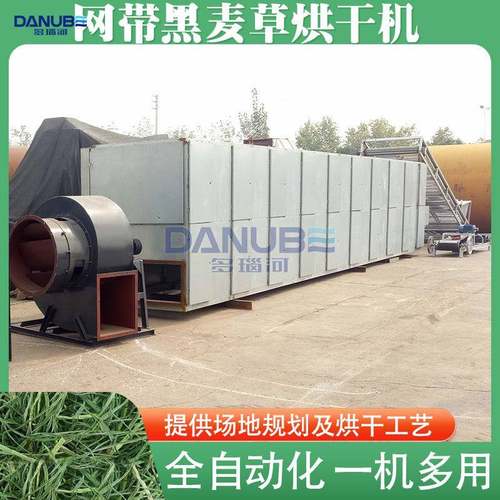 黑麦草烘干机 皇竹草甜象草多层网带干燥机 连续式大麦草烘干设备