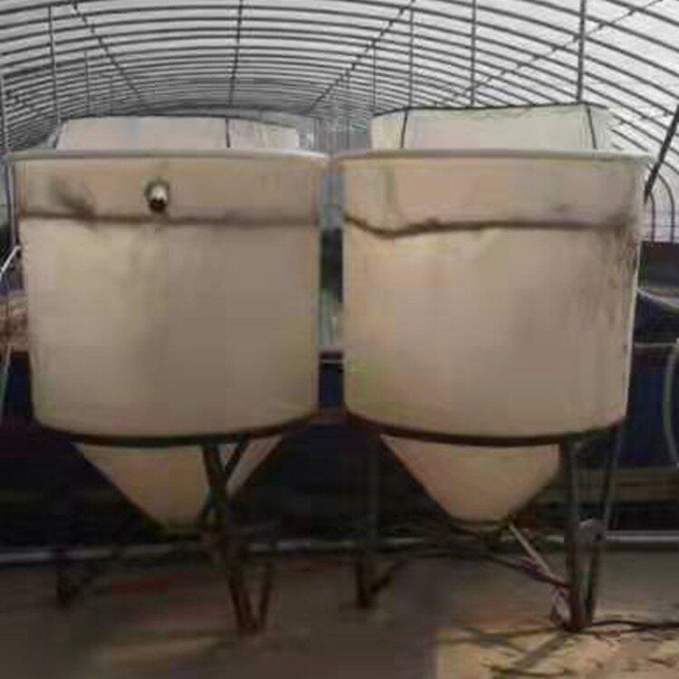 直径1米孵化鱼卵锥底桶 泥鳅苗孵化桶 养殖塑料缸1000L