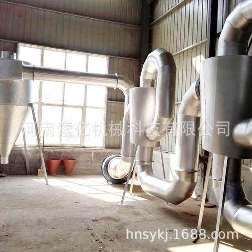 不锈钢气流式淀粉烘干机 高温木粉气流烘干机 红薯土豆淀粉干燥机