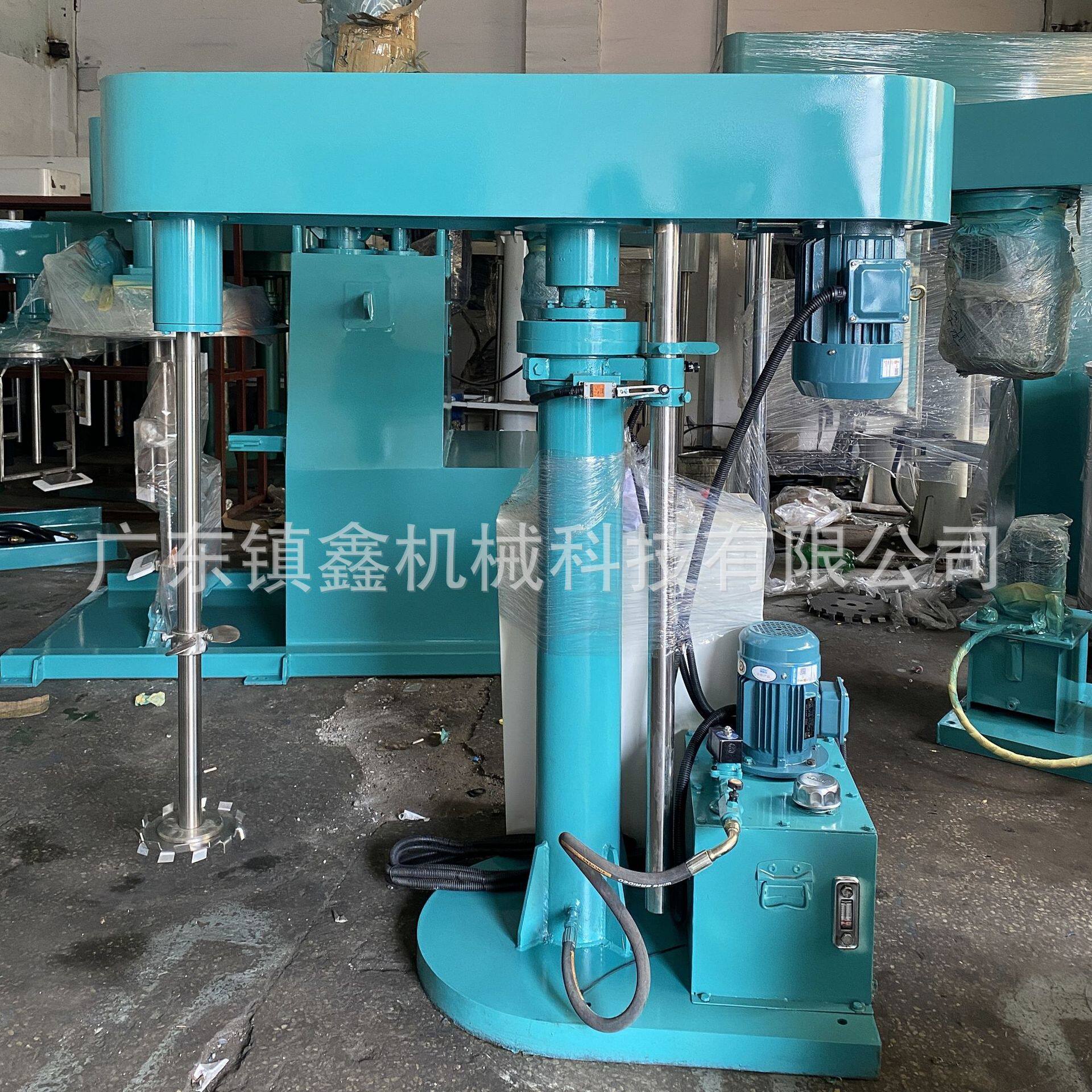 密封胶高速分散机 AB胶真空搅拌机4-30kw液压升降分散机厂家