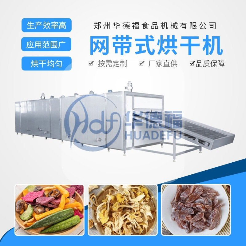 工业烘干机 蒲公英中药材网带烘干设备 酸枣仁甘草黄连除湿干燥机