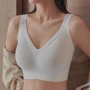 胖MM无痕调整型提拉大胸显小防下垂收副乳无钢圈文胸罩 内衣女大码