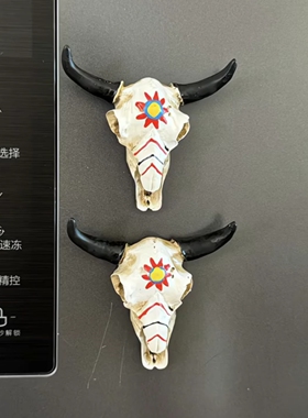 这个牛头冰箱贴好可爱
