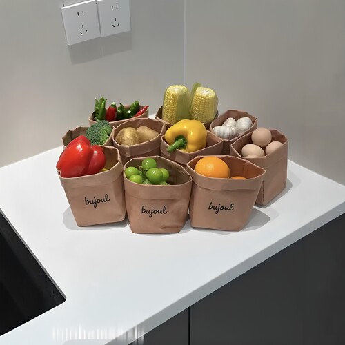 可水洗牛皮纸收纳袋食品级
