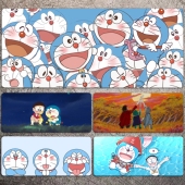 超可爱哆啦A梦鼠标垫超大号锁边机器猫女生日系动漫学习桌垫办公