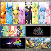 伊布鼠标垫宝可梦学习桌垫可爱护腕神奇宝贝超大游戏口袋妖怪垫子