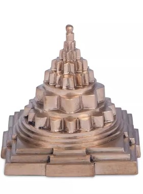 印度Panchaloha Maha Meru Yantra五种神圣金属 瑜伽冥想空间180g