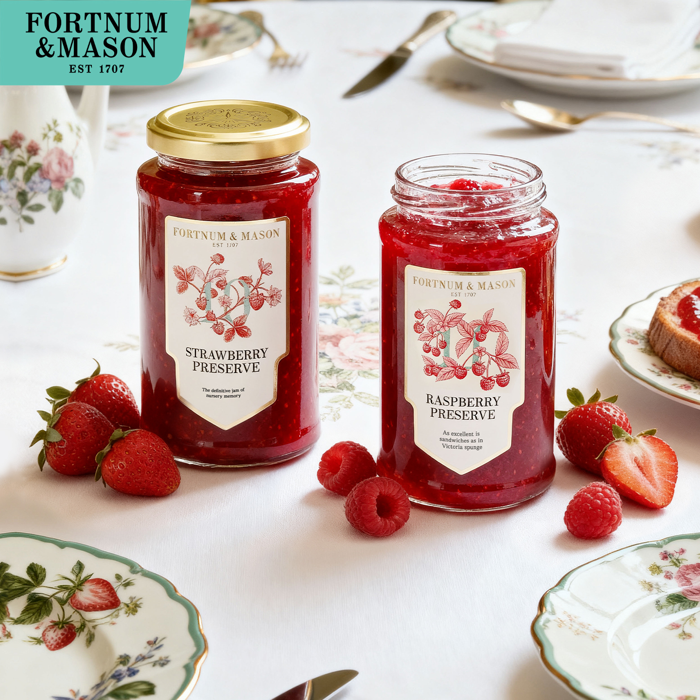 FM福南梅森进口草莓果酱340g烘焙