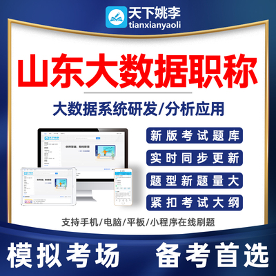 2025山东省大数据工程专业职称考试题库系统研发分析应用初中高级