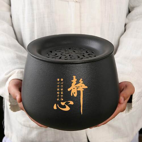 高端特大号陶瓷茶渣缸茶水缸