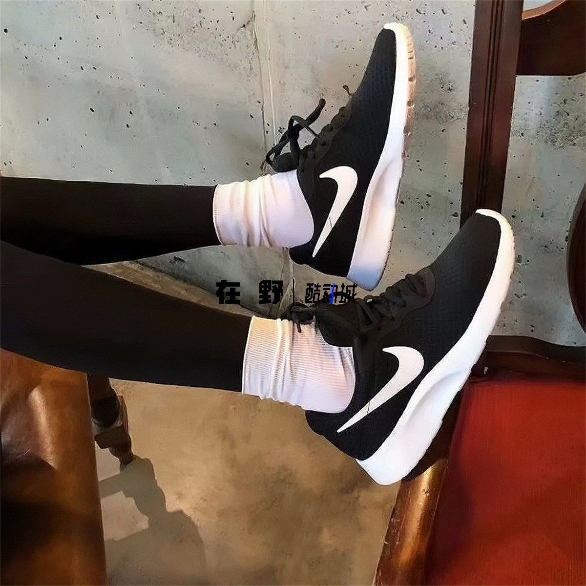 耐克Nike女鞋夏tanjun跑步鞋黑白奥利奥轻便透气运动鞋DJ6257-004