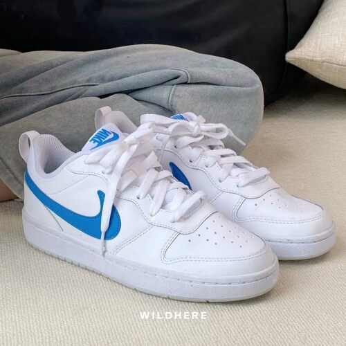 Nike皮革低帮休闲板鞋校园小白鞋