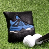 高尔夫球杆推杆帽套 cover 子图案帽套Golf 磁吸搭扣方形推杆套 鞋