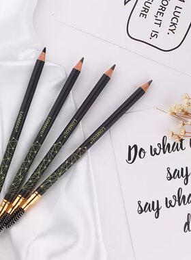 正品LOMEOU罗密欧自然流畅木杆眉笔超顺滑易上色不晕染持久不掉色