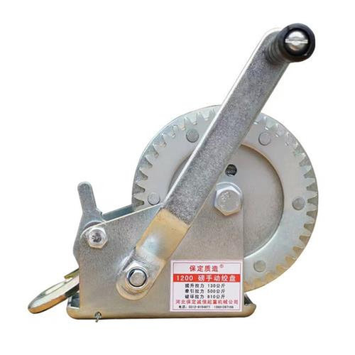 卷扬机小吊机家用手摇绞盘手动提升机小型U升降机牵引绞车自锁葫