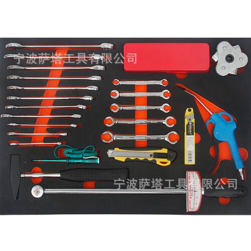 工具版套装181金典工具车工具托EVA版T806-123五金工具组合