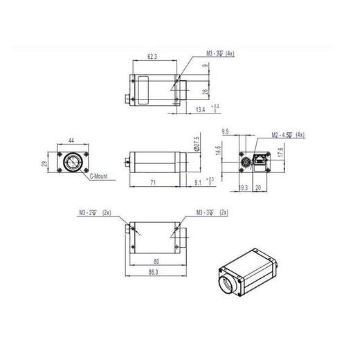 MantaG-1原装AVTMantaG-1236B/C21.4MP工M业机COS视觉摄像头1.1相