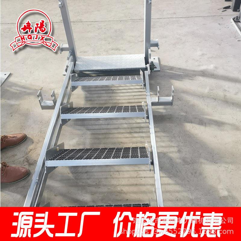 爆款三步梯带围栏侧边手扶活动梯槽车火车栈桥平台配套三步梯厂家