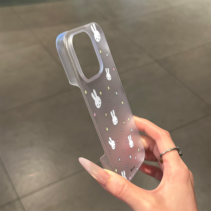 壳雾炫彩米菲兔适用iPhone16promax手机壳13苹果15pro可爱14磨砂12华为p70新款vivos20小米15红米k80荣耀oppo