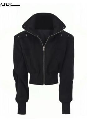 Disark 25FW 吸血鬼立领纯羊毛毛呢bomber