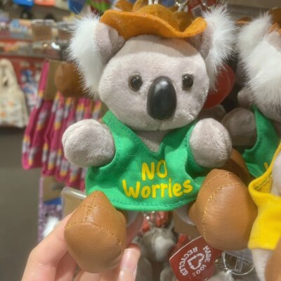 土澳纪念品背心考拉钥匙扣