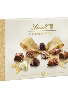 澳洲直邮Lindt瑞士莲Connaisseurs Pralines果仁糖巧克力礼盒409g
