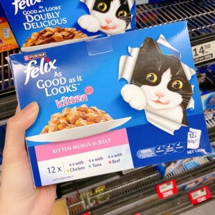 澳洲直邮 Purina 普瑞纳 Felix Doubly Delicious 猫粮 12小包1盒