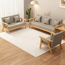 布艺沙发客厅2024新款 家用简易公寓双人沙发小户型出租房单人沙发