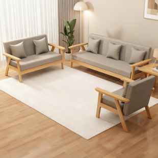 布艺沙发客厅2026新款家用简易公寓双人沙发小户型出租房单人沙发