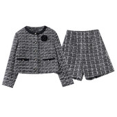 年度大清仓 小香风时尚 短裤 套装 SQ085