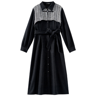 连衣裙DP907 休闲高腰气质衬衫 年终大清仓