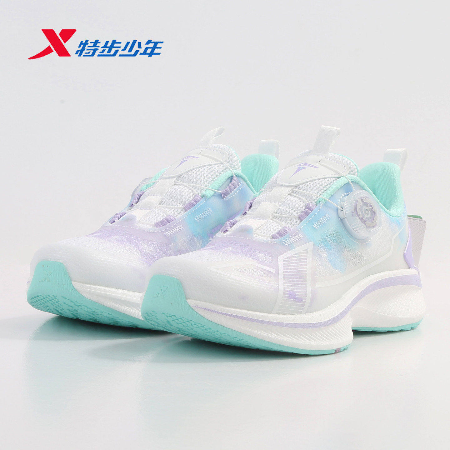 特步童鞋女童跑鞋2026春季新款防滑耐磨鞋大童运动鞋674114114001