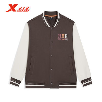 特步针织外套男2026春季新款