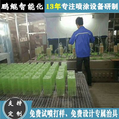 东莞鹏鲲厂家直销玻璃杯三轴联动多功能喷涂机 礼品杯自动喷油机