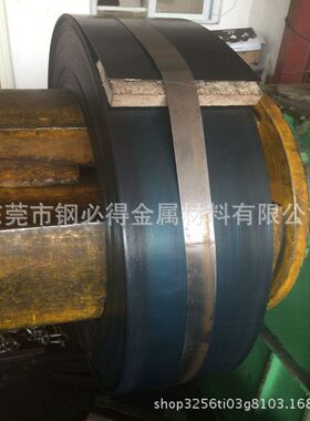 厂家直销55CrMnA高弹性弹簧钢带 全硬弹簧钢带 淬火弹簧钢片