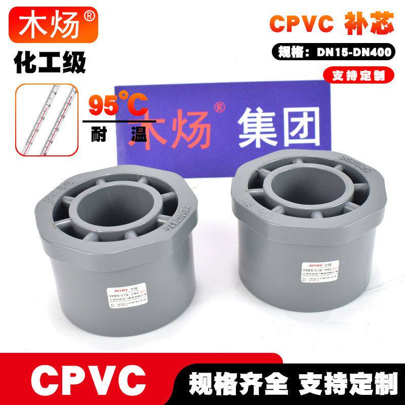 CPVC补芯CPVC承插补心CPVC胶粘式补芯接头CPVC缩径接头CPVC卜申
