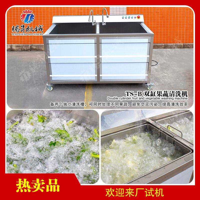西红柿清洗机 紫菜清洗机 双缸洗菜机 气泡式臭氧洗菜机