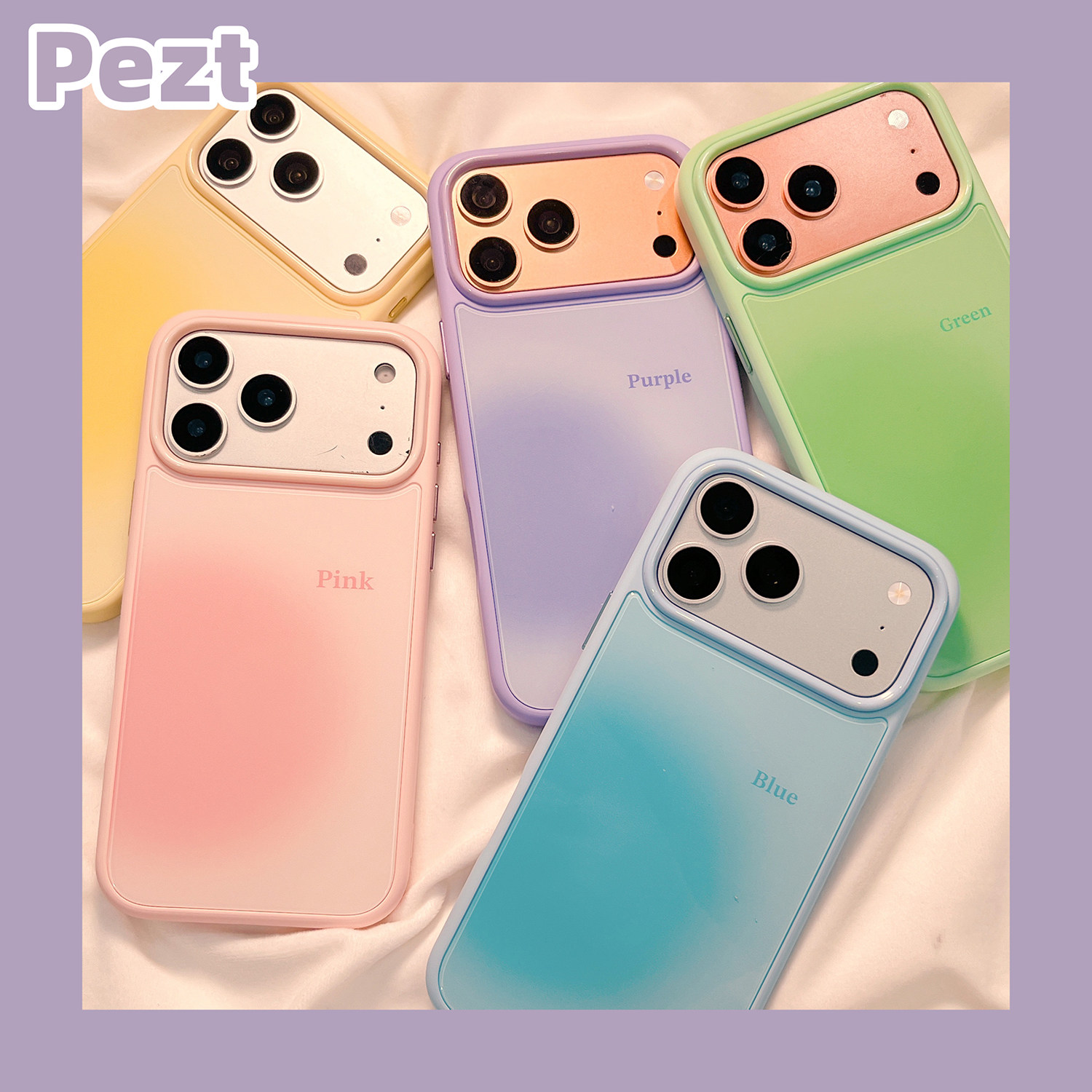 ins风晕染渐变适用苹果17Pro手机壳液态硅胶iphone16promax新款17防摔15保护套15Pro女16亚克力少女心16Pro软
