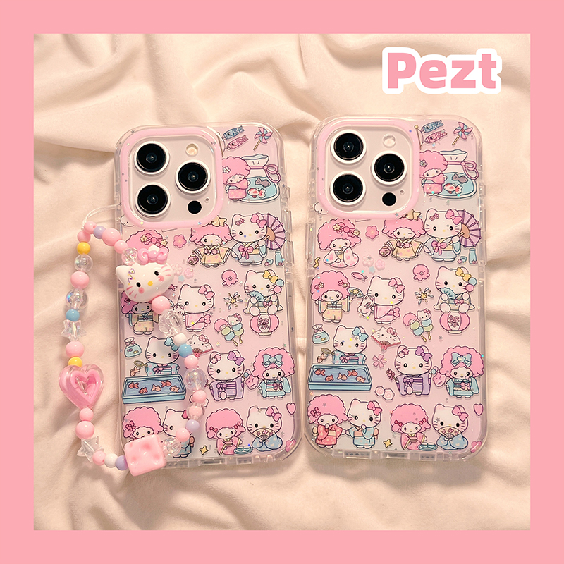 粉色可爱穿和服hellokitty手机壳