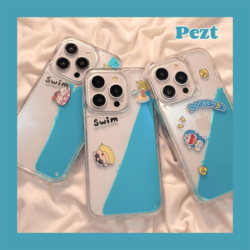 苹果手机壳tpu创意流动动画壳