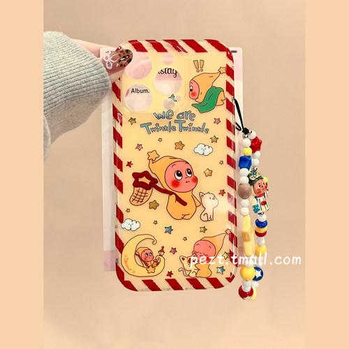 潮玩可爱卡通星星人手机壳新款