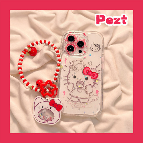 可爱涂鸦呼喊hellokitty手机壳