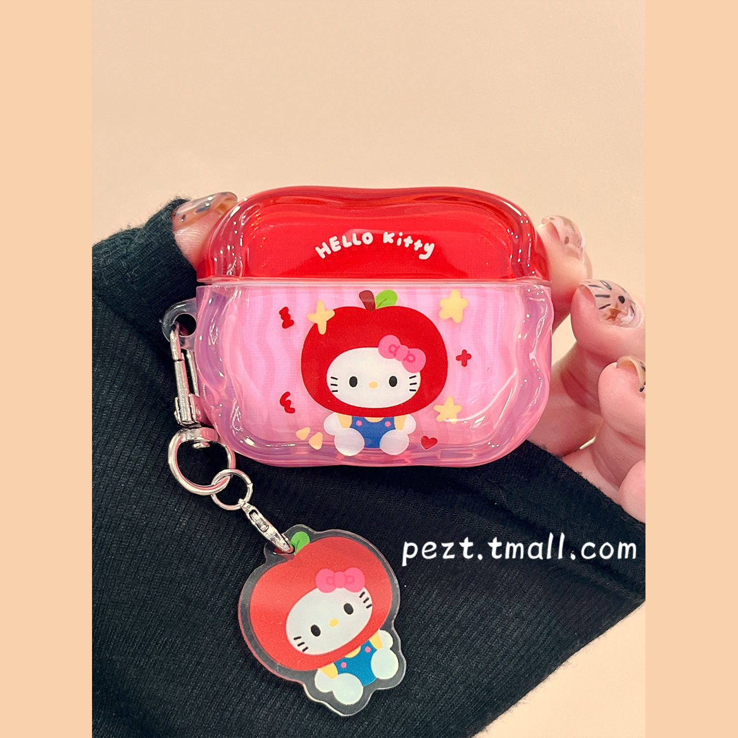 粉色hellokitty耳机套新款