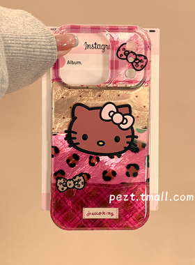 立体hellokitty蝴蝶结适用苹果17手机壳卡通iphone16promax少女心17pro新款13防摔15ProMax萌系14女16Pro全包