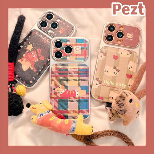 可爱hellokitty星星人手机壳皮质